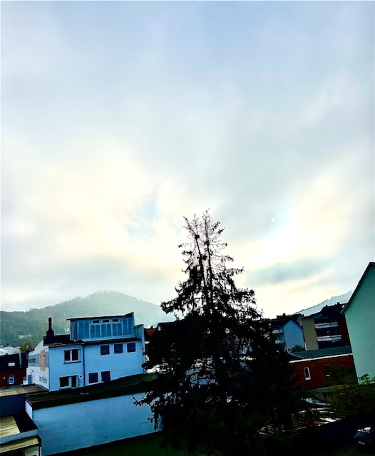 Ausblick Balkon Etagenwohnung Eisenach